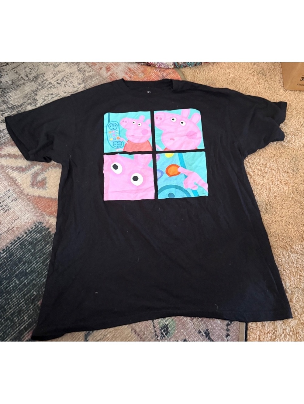 Peppa Pig large unisex men’s women graphic tee shirt
